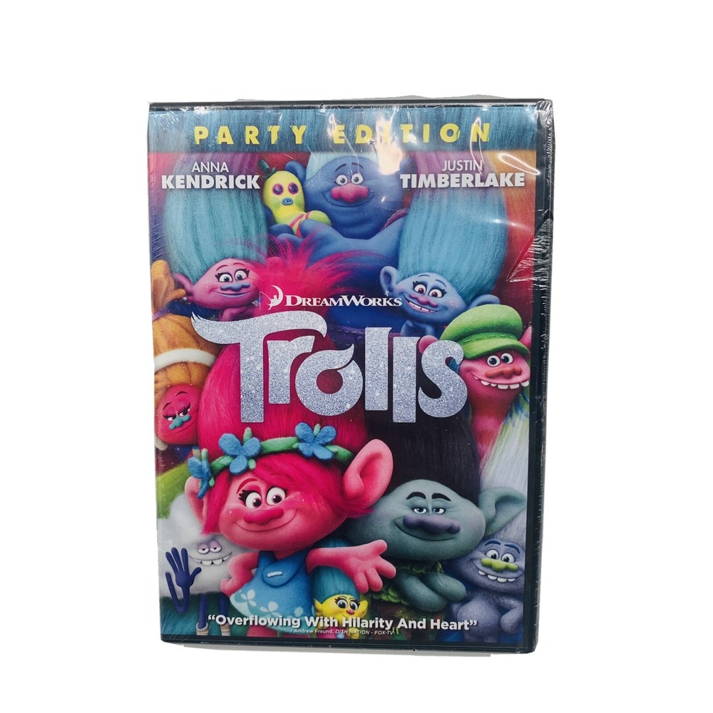 Trolls DVD Anna Kendrick Party‎ Edition NEW